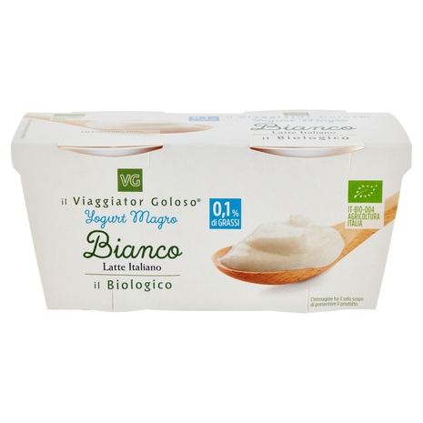 Yogurt Magro Bianco BIO, 2x125 g